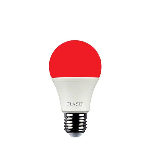 Flash LED 6W A60 RED COLOUR