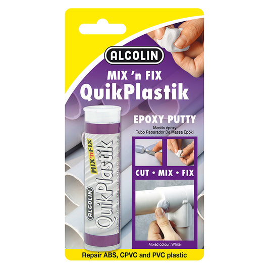 ALCOLIN Mix ‘n Fix QuikPlastik EPOXY PUTTY 57G