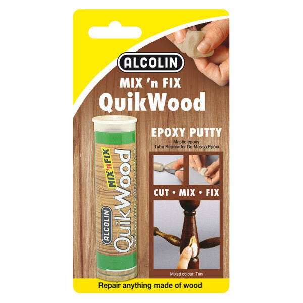ALCOLIN MIX ‘N FIX QUIKWOOD® Epoxy Putty 28g