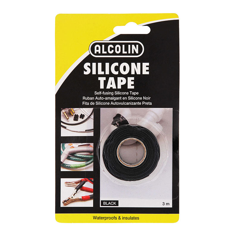ALCOLIN SILICONE TAPE BLACK 3M