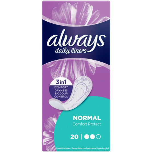 Always Panty Liners Normal (20's) Unscented/Scented  - Scented