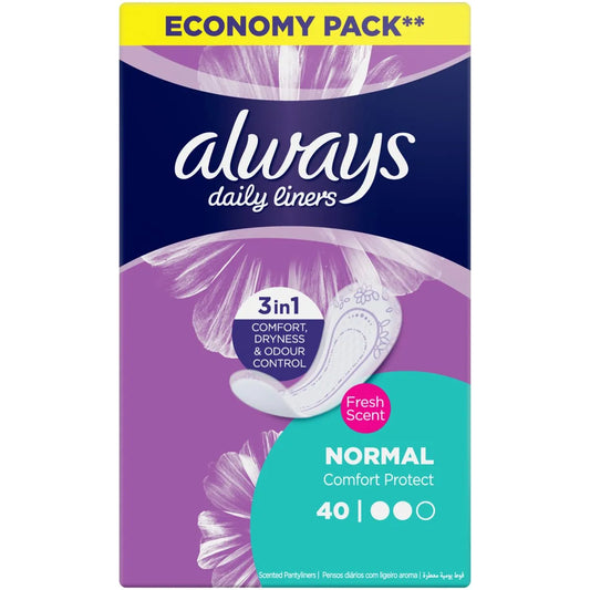 Always Panty Liners Normal (40's) Unscented/Scented - Scented