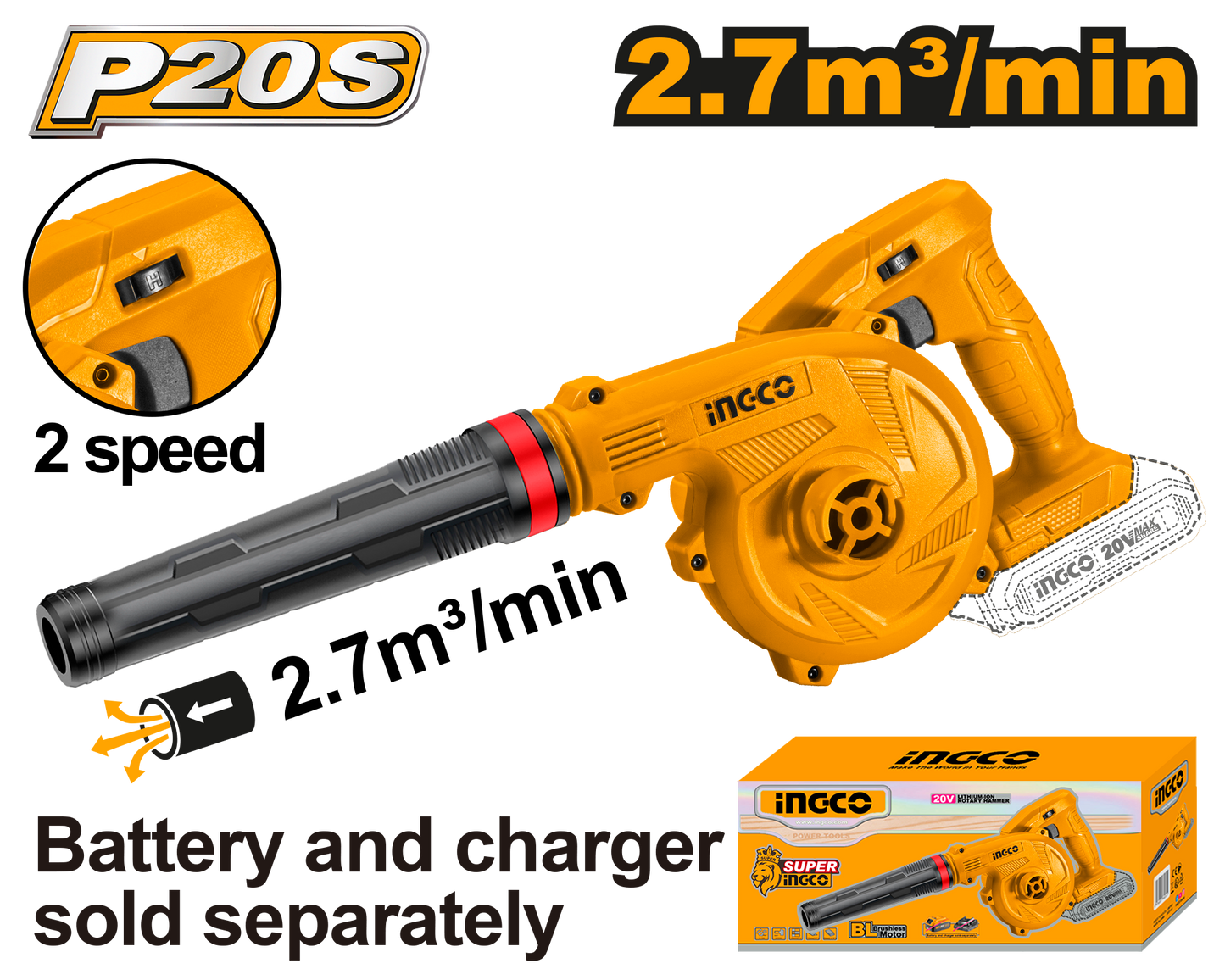 20V PS+ C/L BLOWER