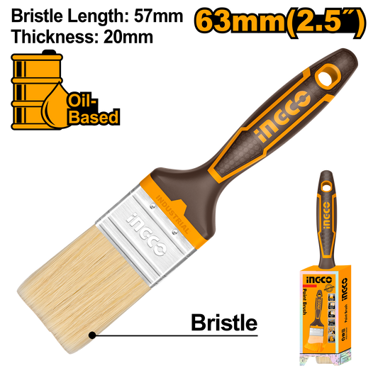 INGCO PAINT BRUSH PLASTIC HNDL 8PC