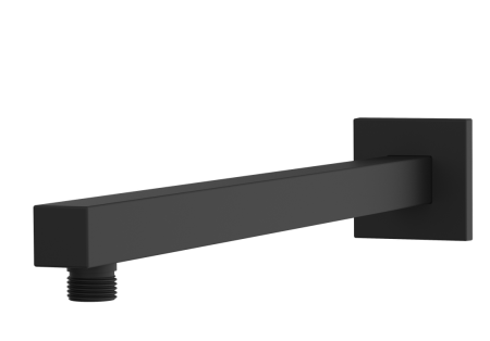 Cobra Arrive Matte Black Shower arm square 400