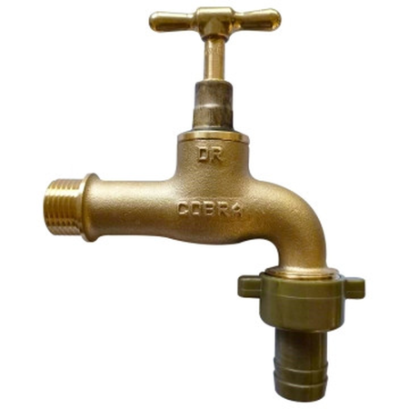 Cobra Standard Brass Hose Wall Tap