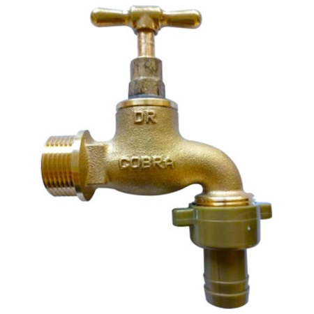 Cobra Standard Brass Hose Wall Tap