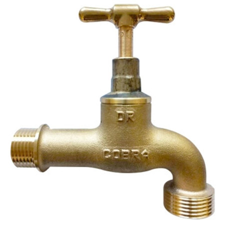 Cobra Standard Brass Hose Wall Tap