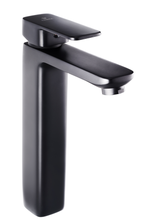 Cobra Arrive Matte Black Raised Basin Mixer