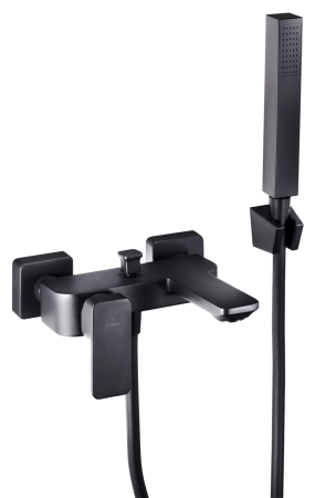 Cobra Arrive Matte Black Exposed Bath Mixer