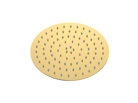 Cobra Seine Brushed Gold Shower Head 200
