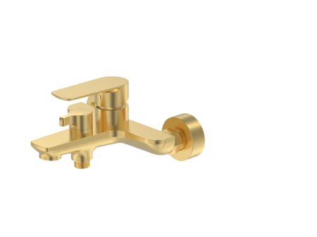 Cobra Seine Brushed Gold Bath Mixer Exposed