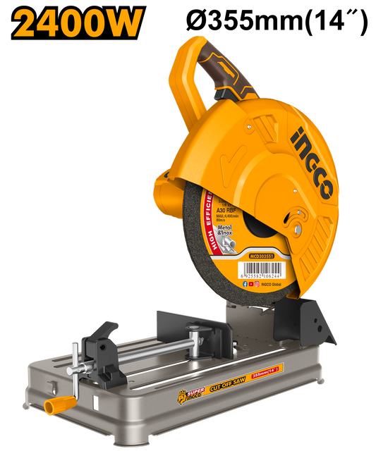 INGCO SAW CUTOFF 2400W 355MM 3900RPM