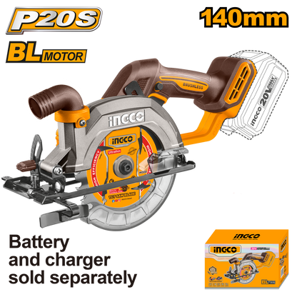 INGCO 20V PS+ C/L CIRCULAR SAW 140MM