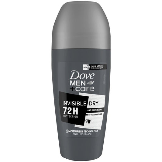 Dove Men+Care Invisible Dry Antiperspirant Deodorant Roll-On 50 ml
