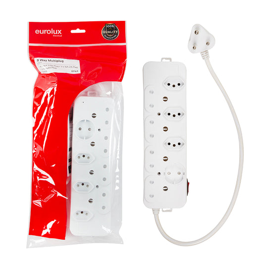 EUROLUX 4 x 16A, 3 x 5A, 1 x schuko multi-plug