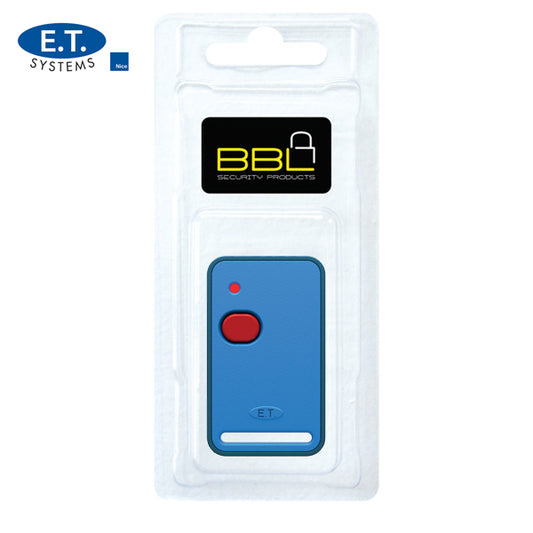 ET-Blu Mix LRT 434MHz 1 Button Remote Blister Pack ET753-1