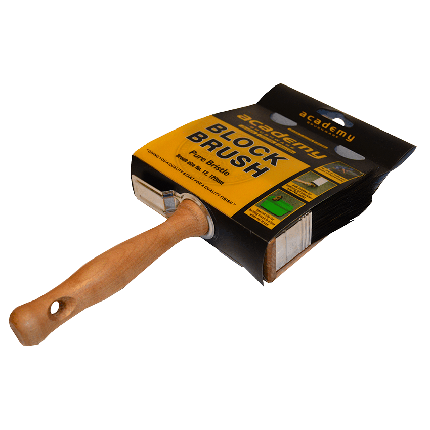 Academy Brushware — 120mm Mini Block Brush No.12
