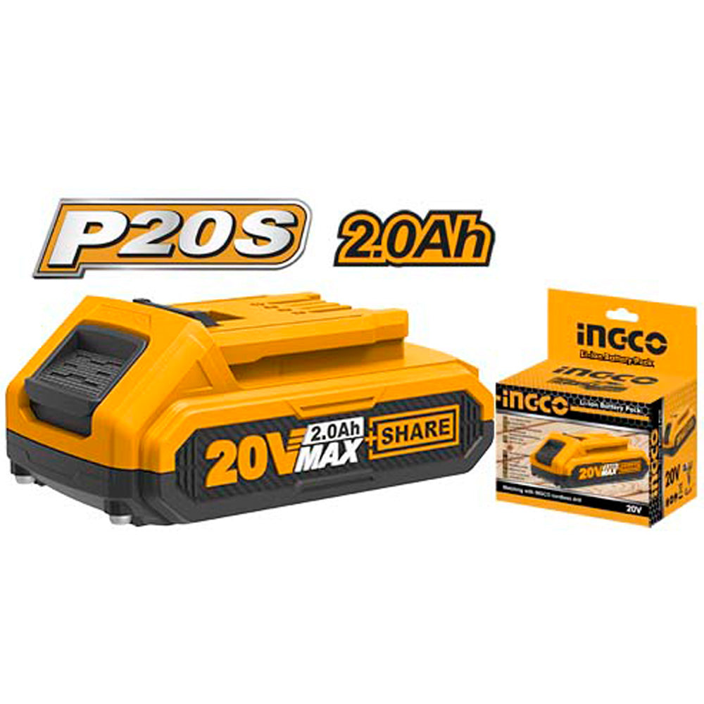 INGCO 20V PS+ C/L BATTERY  2.0AH
