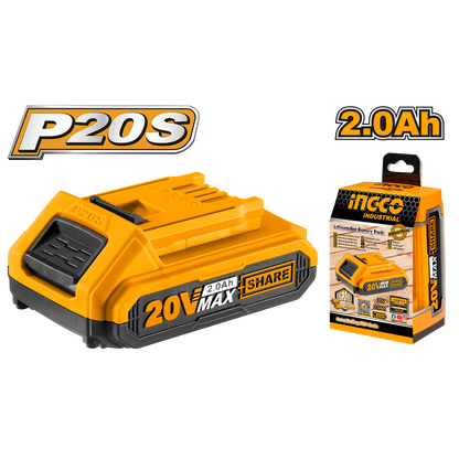 INGCO 20V PS+ C/L BATTERY  2.0AH
