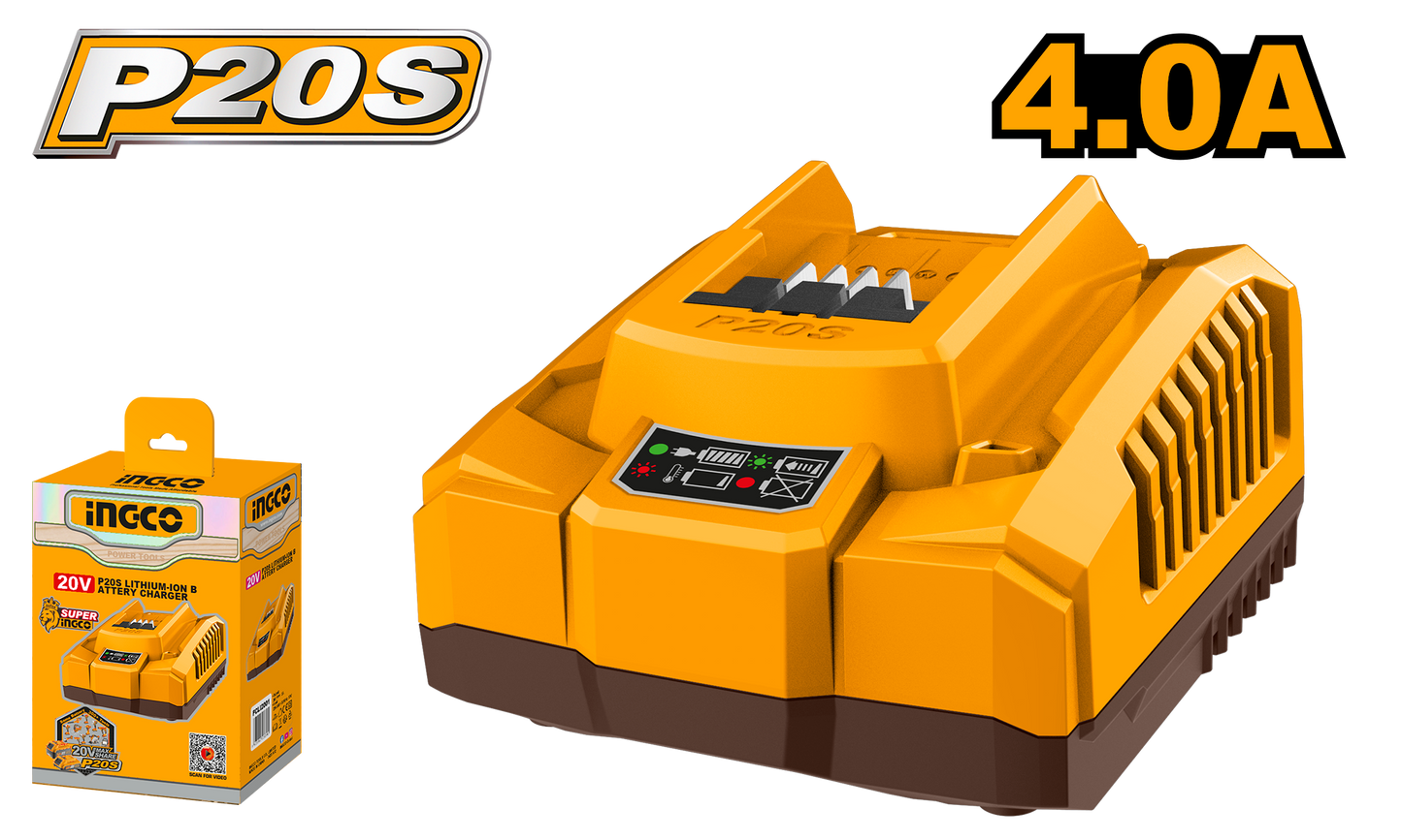 20V PS+ C/L FAST 4A CHARGER