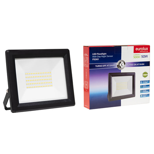 EUROLUX 50W LED floodlight day/night