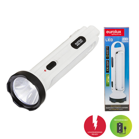 EUROLUX Rechargeable 3W LED Emergency Light