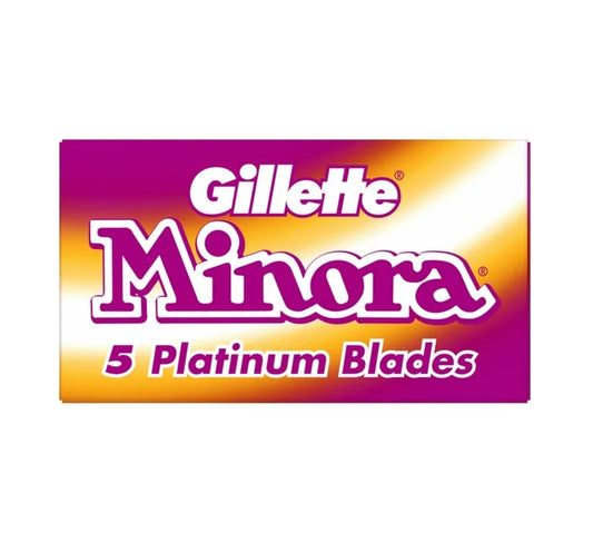 Gillette Minora Razor Blades Double Edge Platinum (1 x 5's)