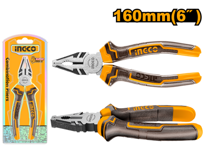 INGCO PLIER COMB 160MM POLISHED
