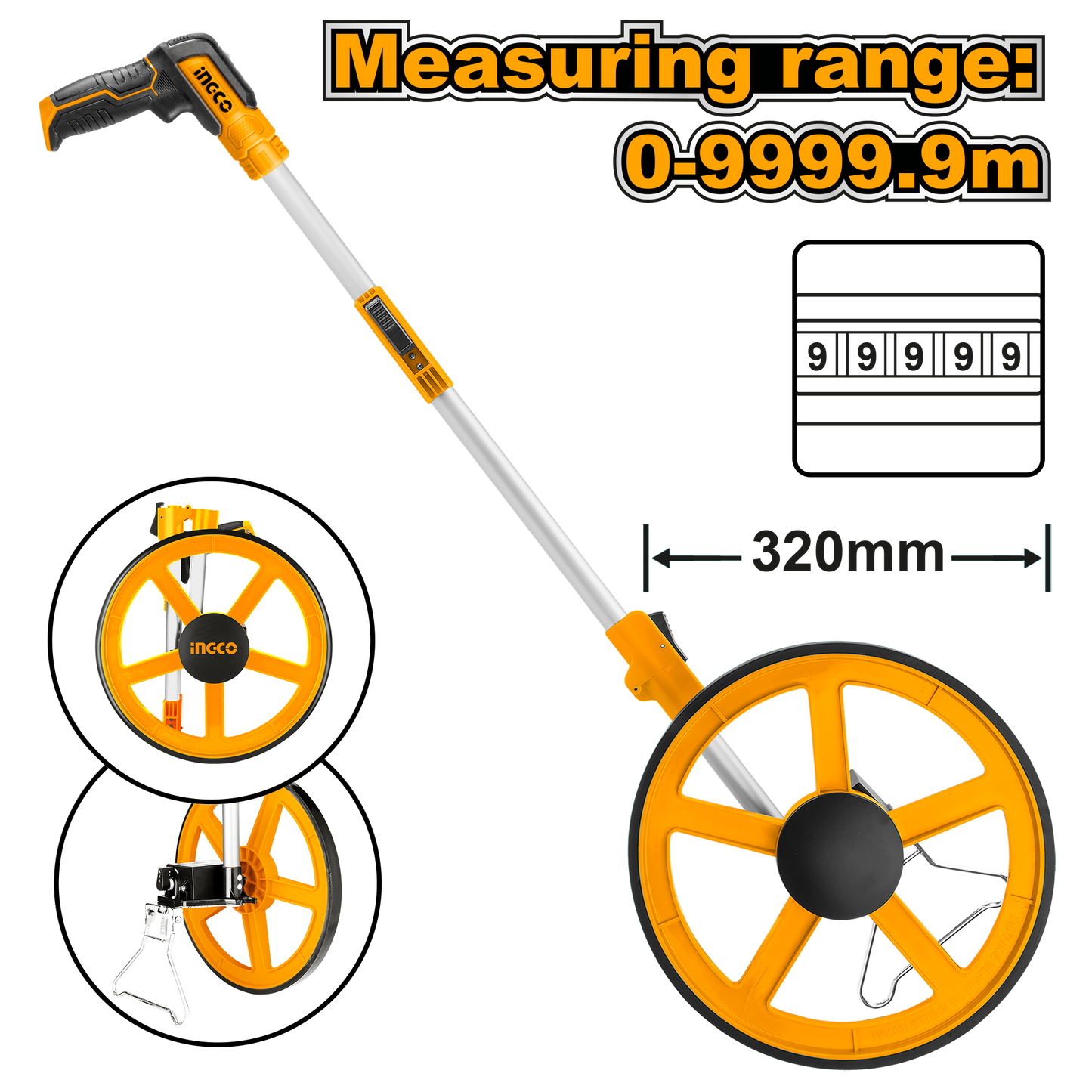MEASURING WHEEL 0-9999.9M