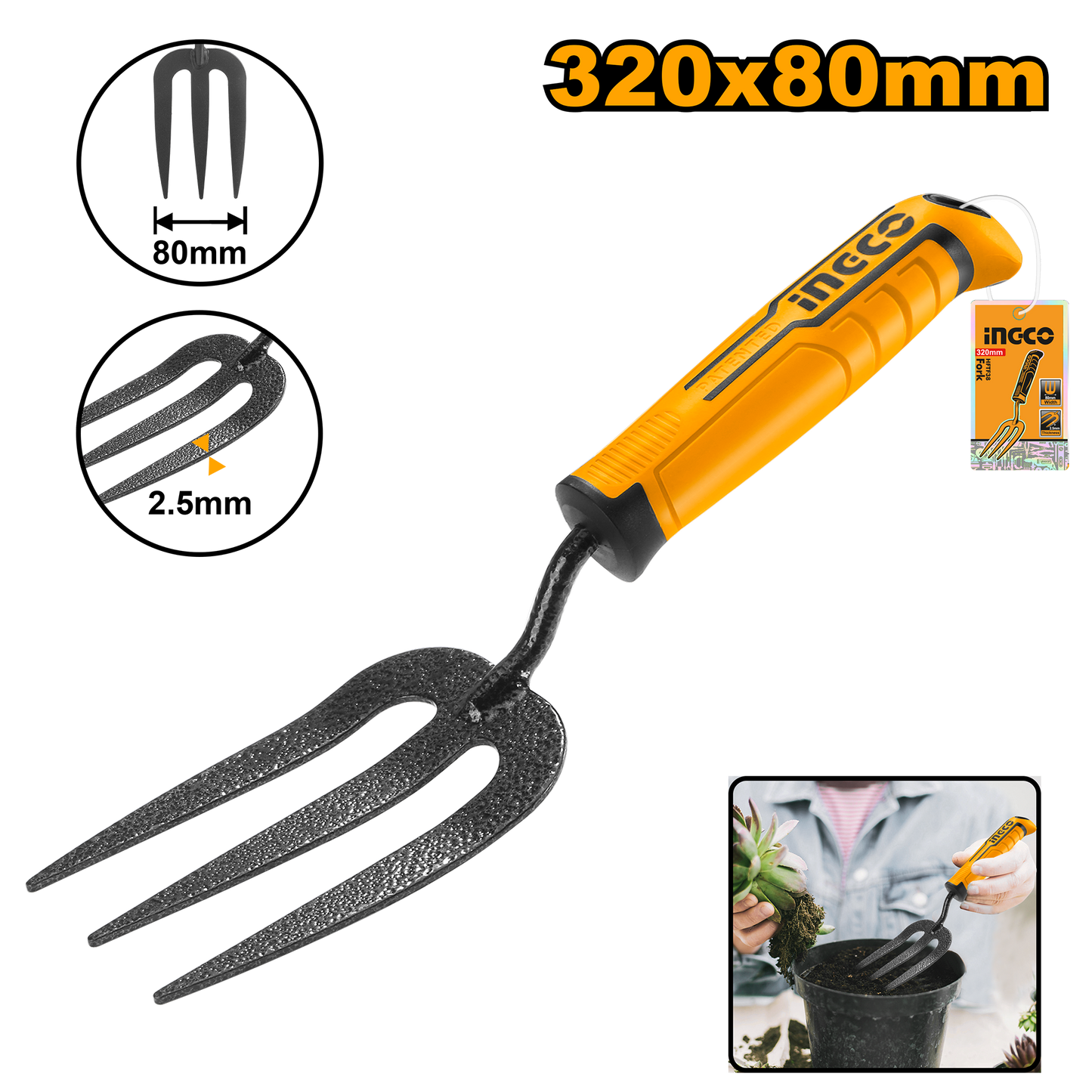 GARDEN FORK 320MM