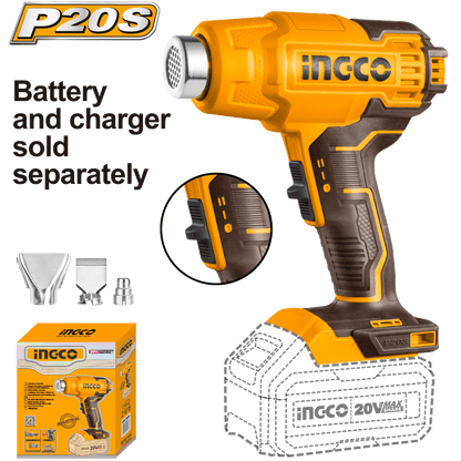 INGCO HGLI2002 20V Lithium-Ion Heat Gun