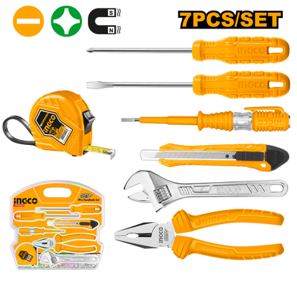 INGCO TOOLKIT BLISTER PACKED 7PC