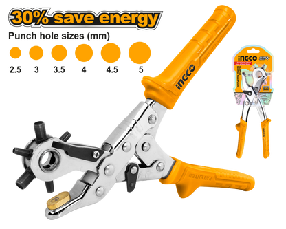 INGCO PLIER PUNCH HOLE SIZE 2,5-5MM