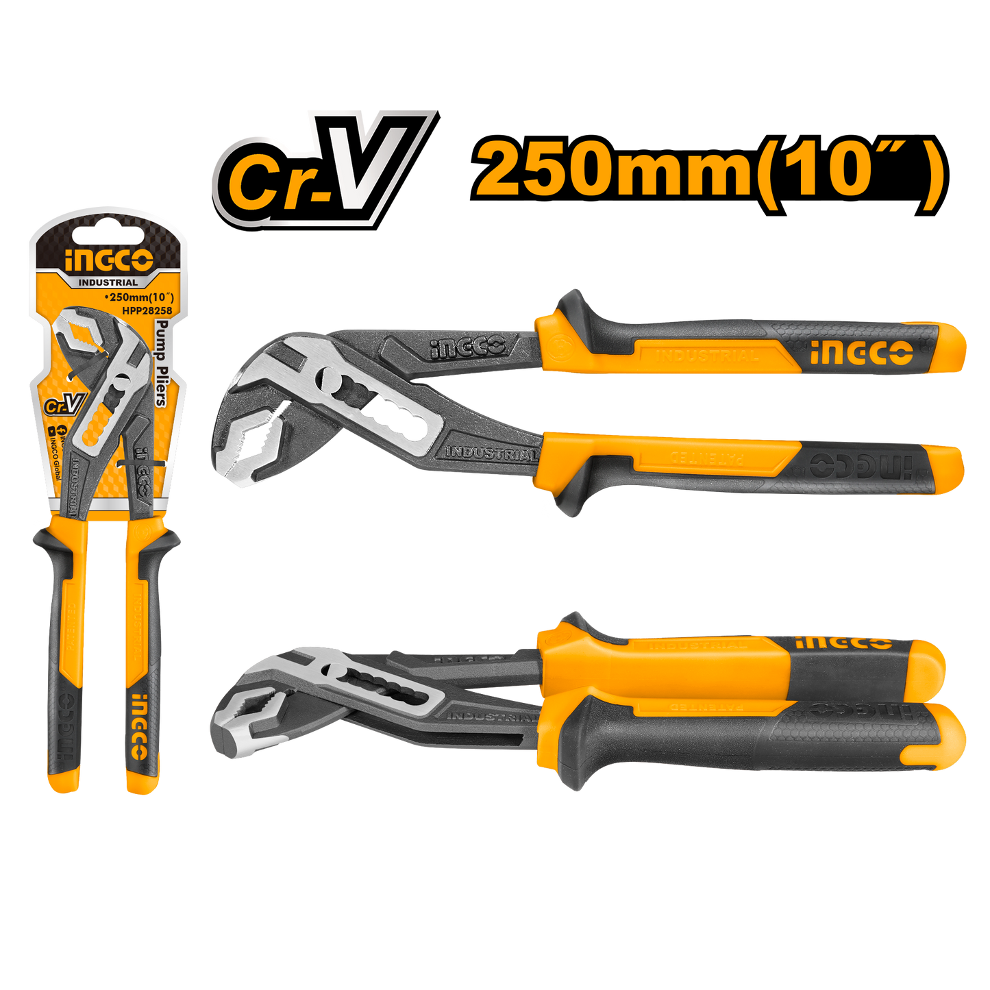 PLIER W/PUMP 250MM CRV 40MM
