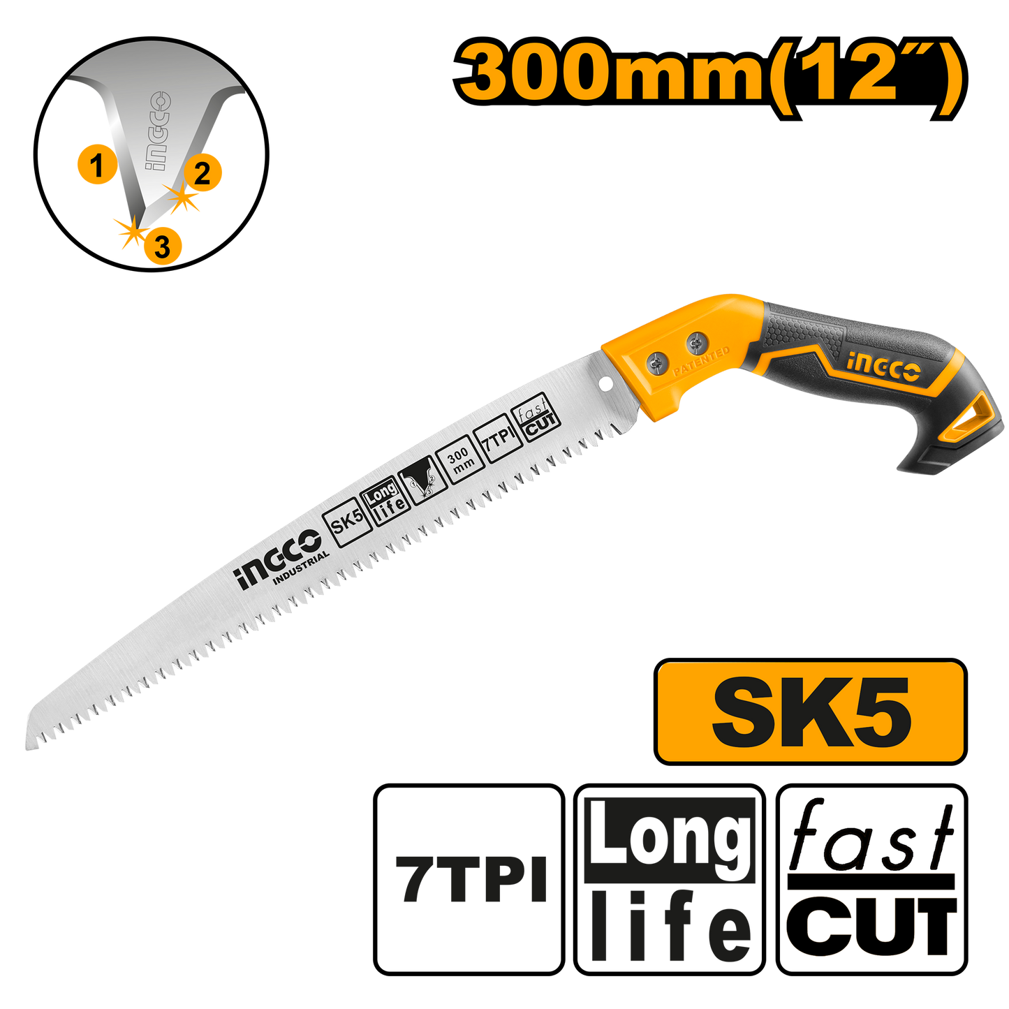 SAW PRUNING  300MM 7TPI SK5 BLADE