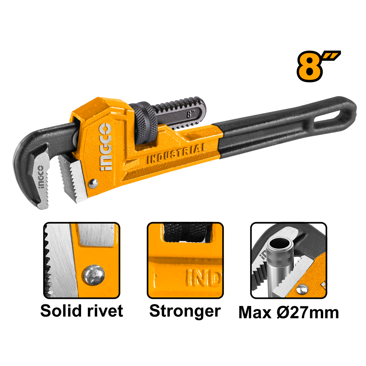 PIPE WRENCH 200MM