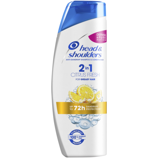 Head & Shoulders Anti-Dandruff Shampoo 400ml - 400ml, 2IN1 CITRUS