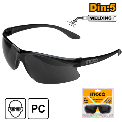 INGCO SAFETY SPECTACLES DARK SHADE 10