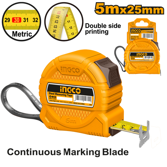 INGCO TAPE MEASURE ABS 5M x 25MM