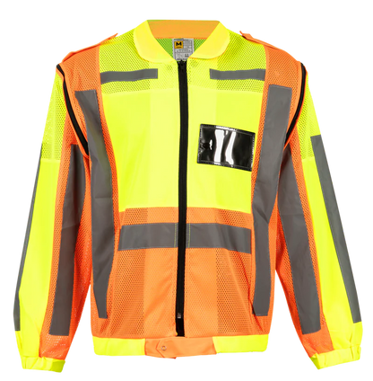 Reflective Jacket - Detachable Sleeves SMALL