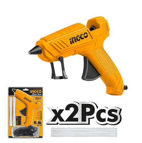 INGCO GLUE GUN 100W + 2PC G/STICK