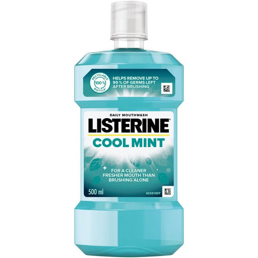 Listerine Cool Mint Anti-Bacterial Mouthwash 500 ml