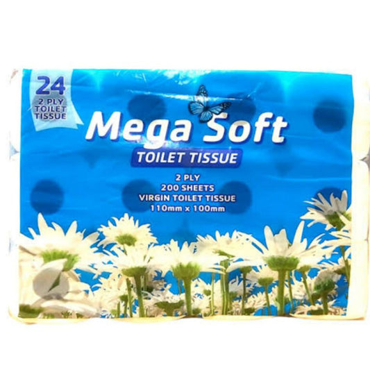 Megasoft - Toilet Paper 2ply - 24's - The Happy Nappy