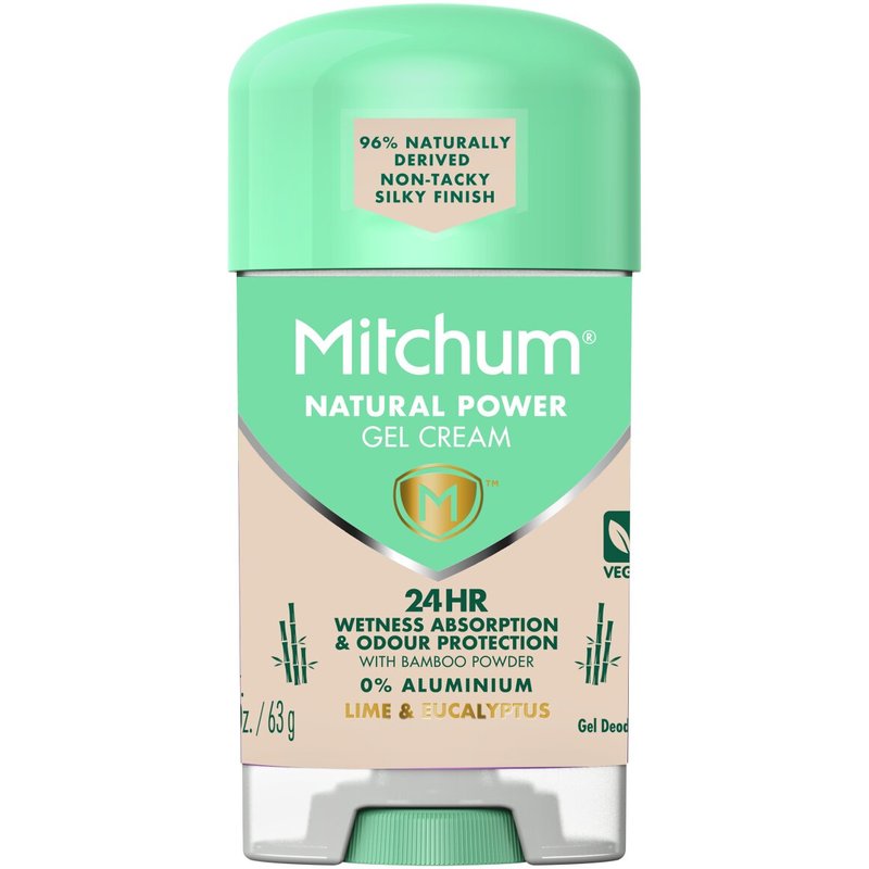 Mitchum Natural Power Lime and Eucalyptus Gel Cream Roll On 63 g