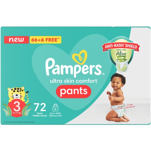 Pampers Pants Jumbo Pack Size 3 (72's)