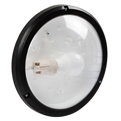 EUROLUX Bulkhead Eco Black Clear E27 1x15w