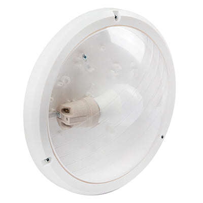 EUROLUX Bulkhead Eco White Clear E27 1x15w