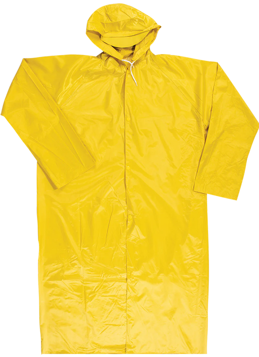 Rain Coat Rubberised - Yellow Large