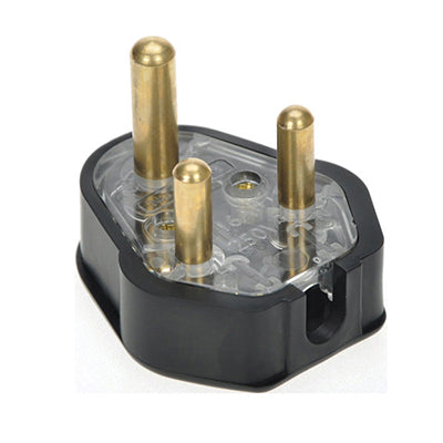 EUROLUX Plug Top 16Amp Rubber Black